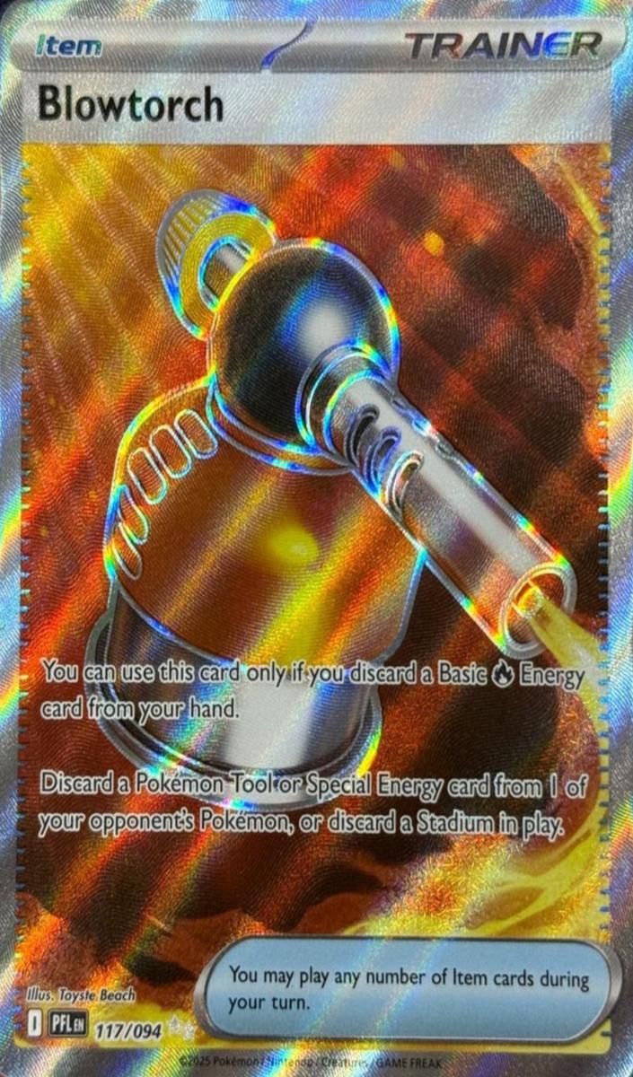 Blowtorch 2025 Pokemon Mega Evolution Phantasmal Flames