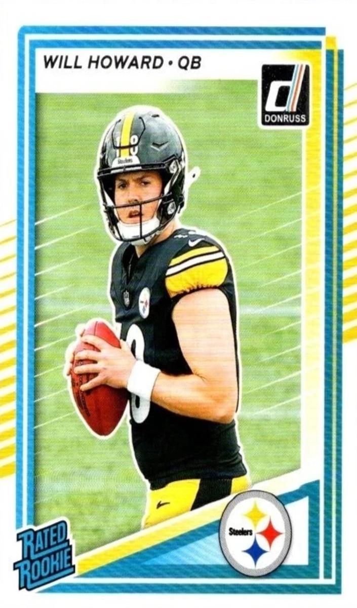 2025 Panini Donruss Will Howard [Orange Autograph] #309 card