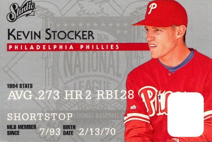 1995 Studio Kevin Stocker #173 card