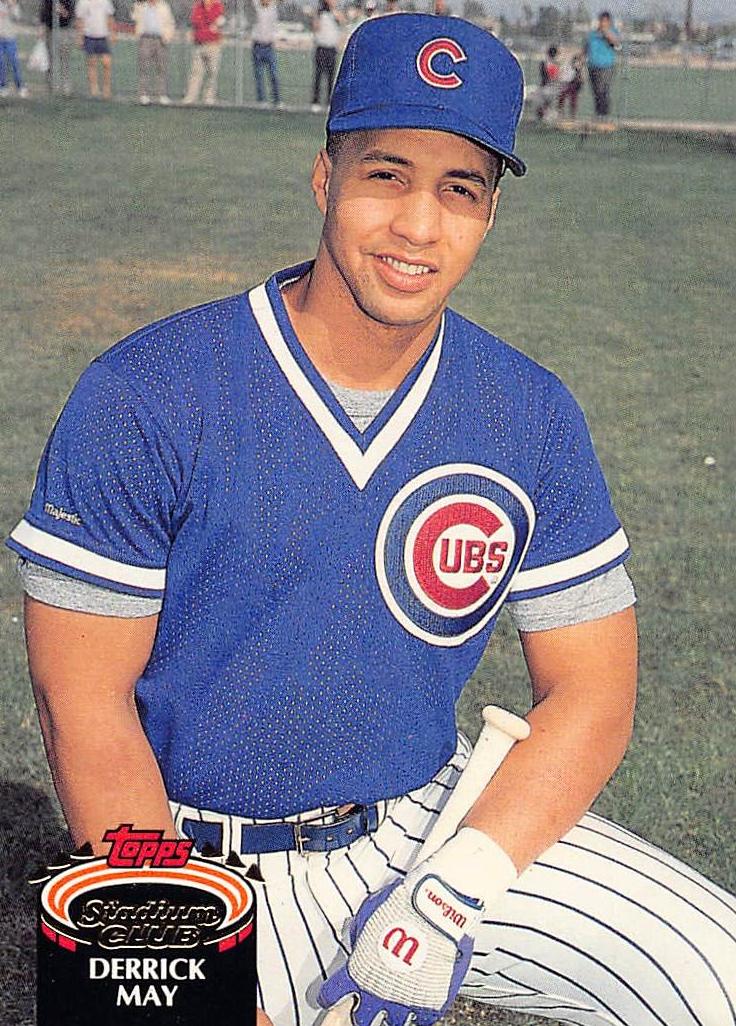 1992 Topps Stadium Club Derrick May #148 card