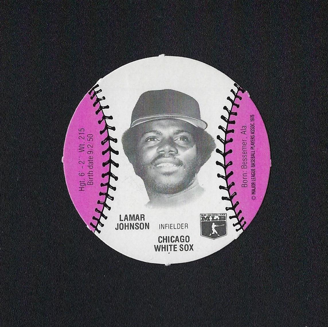 1977 Lamar Johnson #NNO