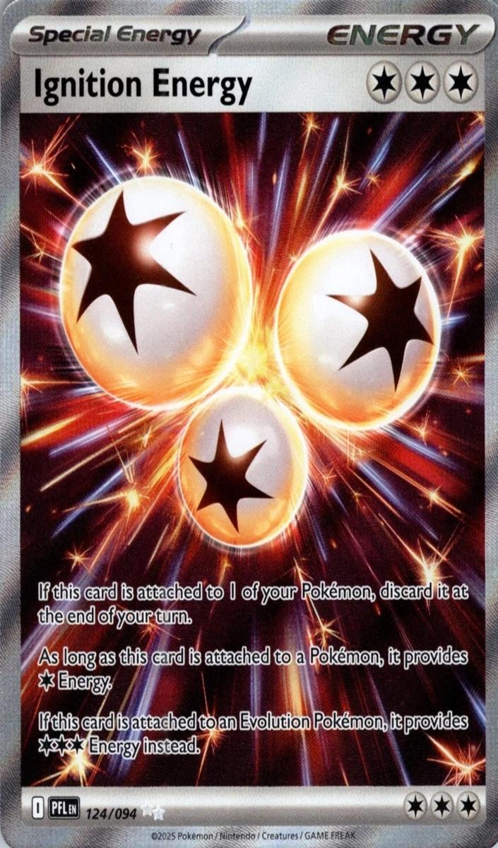 Ignition Energy 2025 Pokemon Mega Evolution Phantasmal Flames