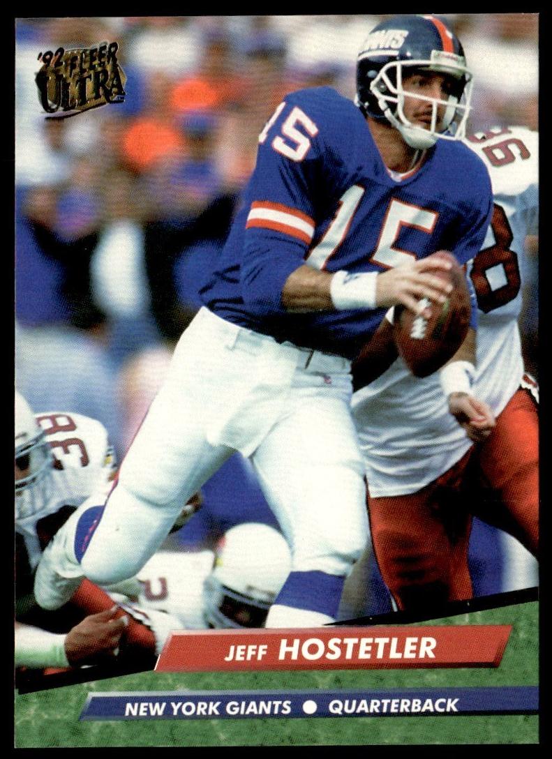 1992 Fleer Ultra Jeff Hostetler #278 card