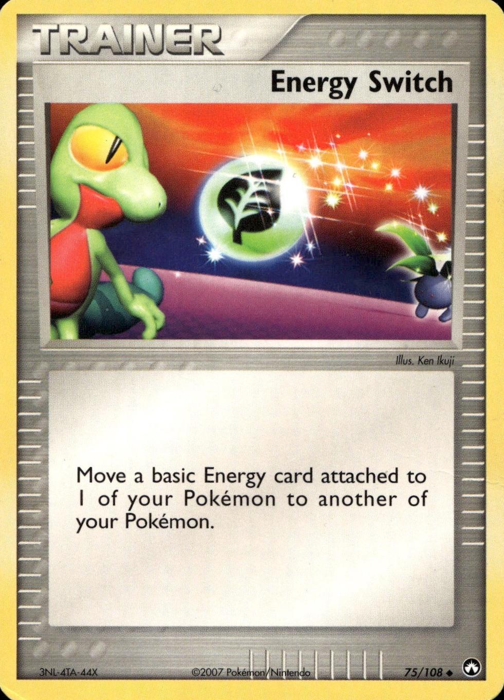 Energy Switch 2007 Pokemon EX Power Keepers