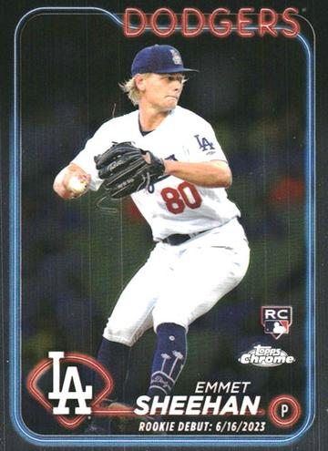 Emmet Sheehan 2024 Chrome Update card