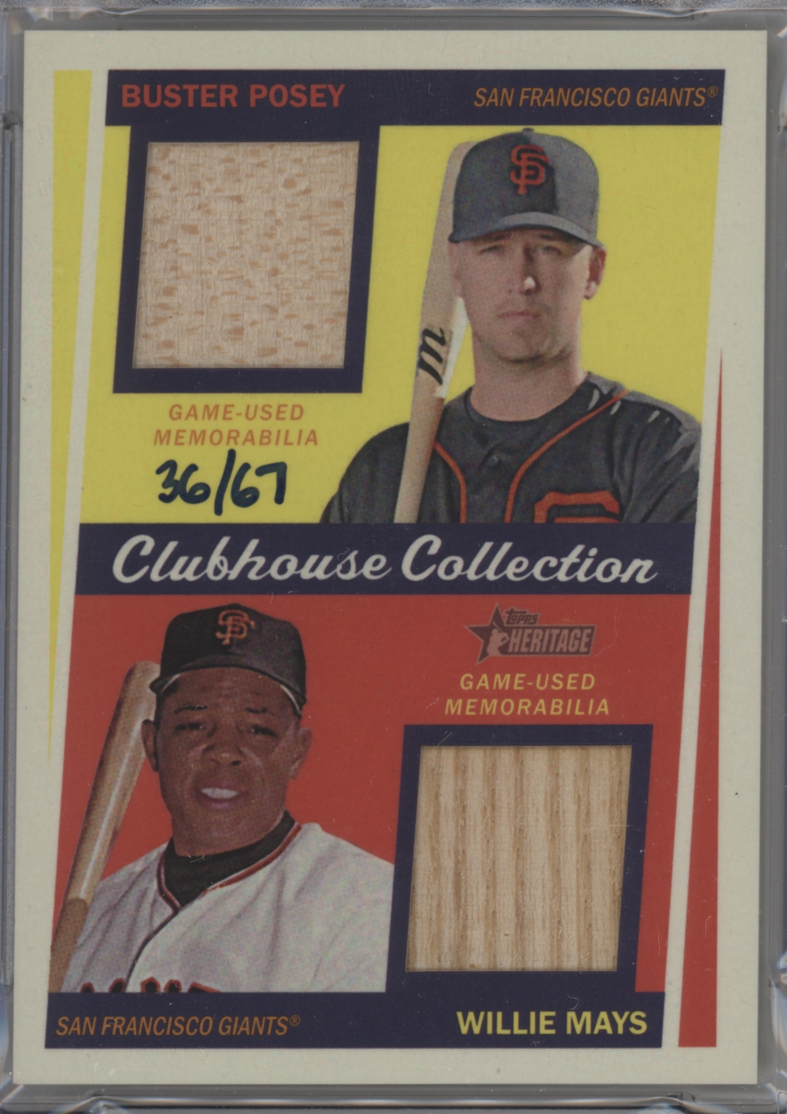 2016 Topps Heritage Baseball Buster Posey #CCDR-MP