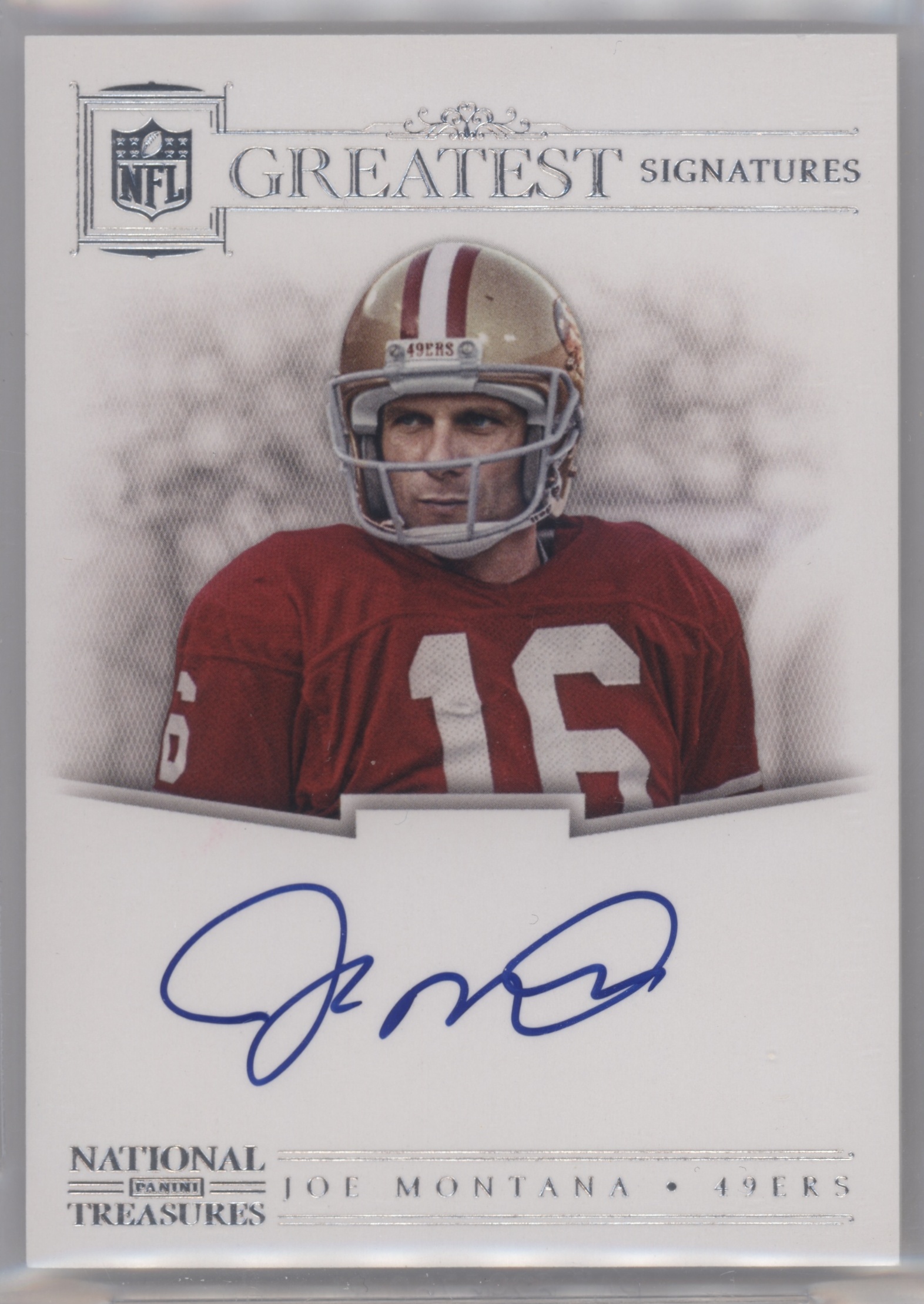 2012 Panini National Treasures Joe Montana #24 card