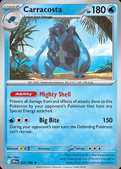 Carracosta 2025 Pokemon Scarlet & Violet Black Bolt