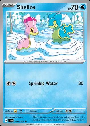 Shellos 2024 Pokemon Scarlet & Violet Surging Sparks