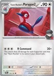 Team Rocket's Porygon2 2025 Pokemon Scarlet & Violet Destined Rivals