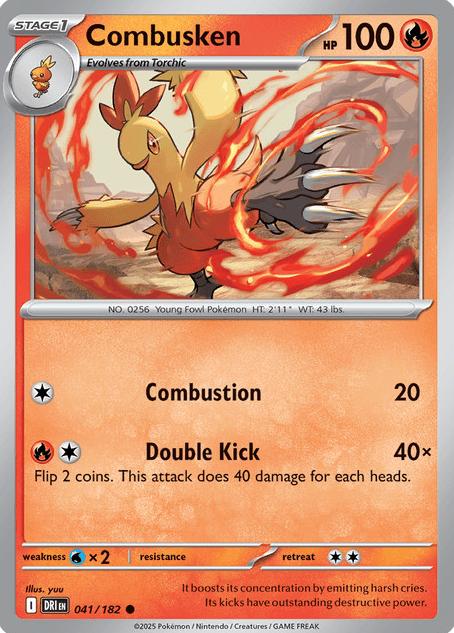 Combusken 2025 Pokemon Scarlet & Violet Destined Rivals