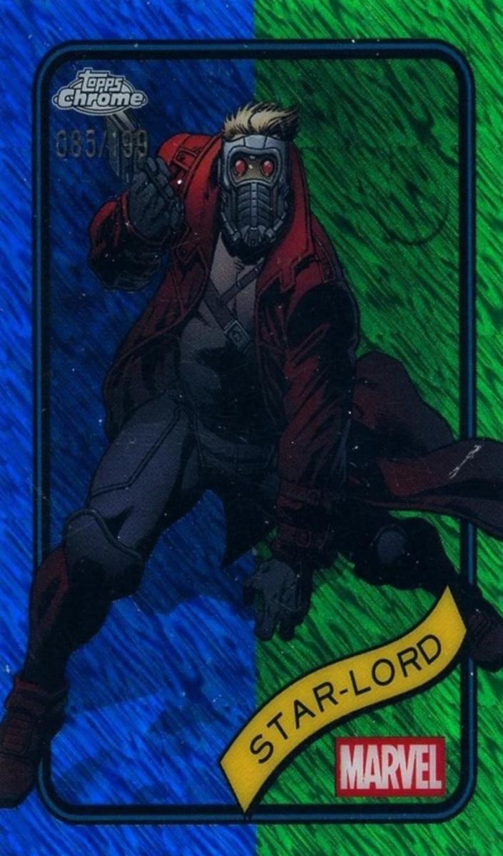 2025 Star-Lord [Clawed Chrome Black Refractor] #104