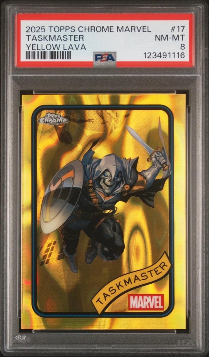 2025 Taskmaster [Clawed Chrome Red Refractor] #17