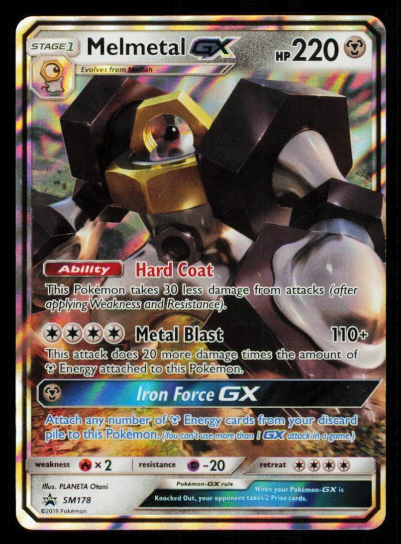 2019 Pokemon Sun & Moon Black Star Promo Melmetal GX #SM178 card