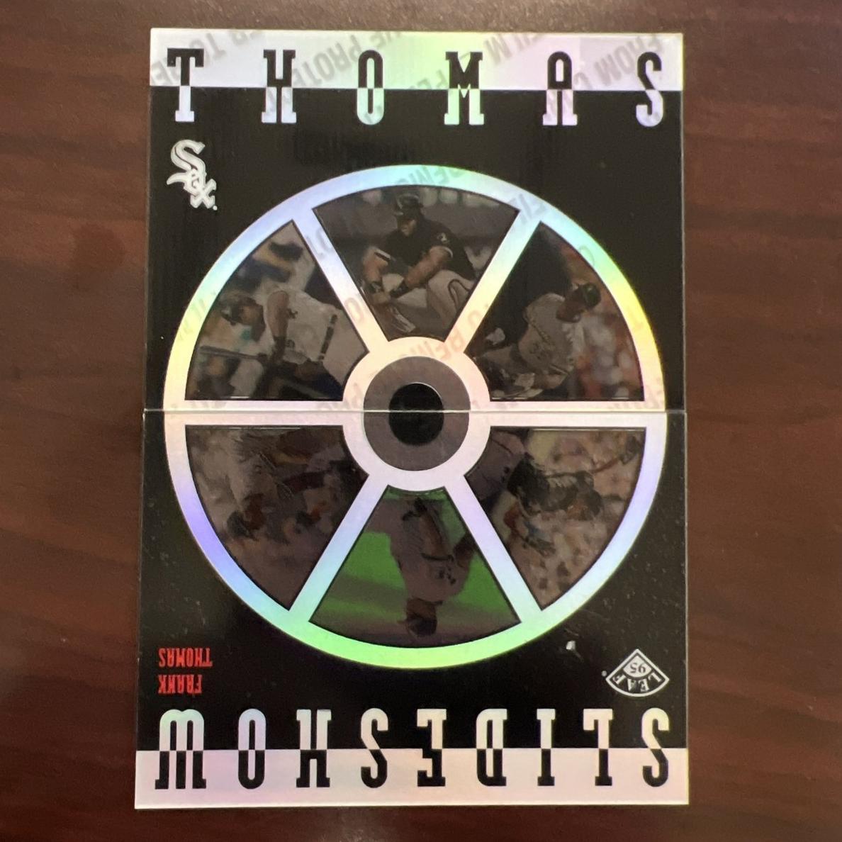 1995 Leaf Frank Thomas #2A card