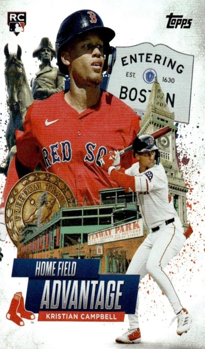 2025 Topps Chrome Update Home Field Advantage Kristian Campbell #HA-43 card