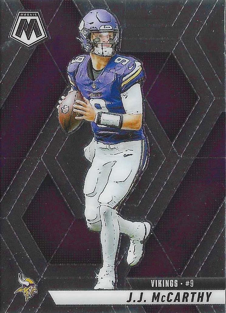 J.J. McCarthy 2025 Mosaic Football card