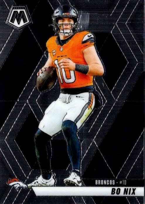 Bo Nix 2025 Mosaic Football card