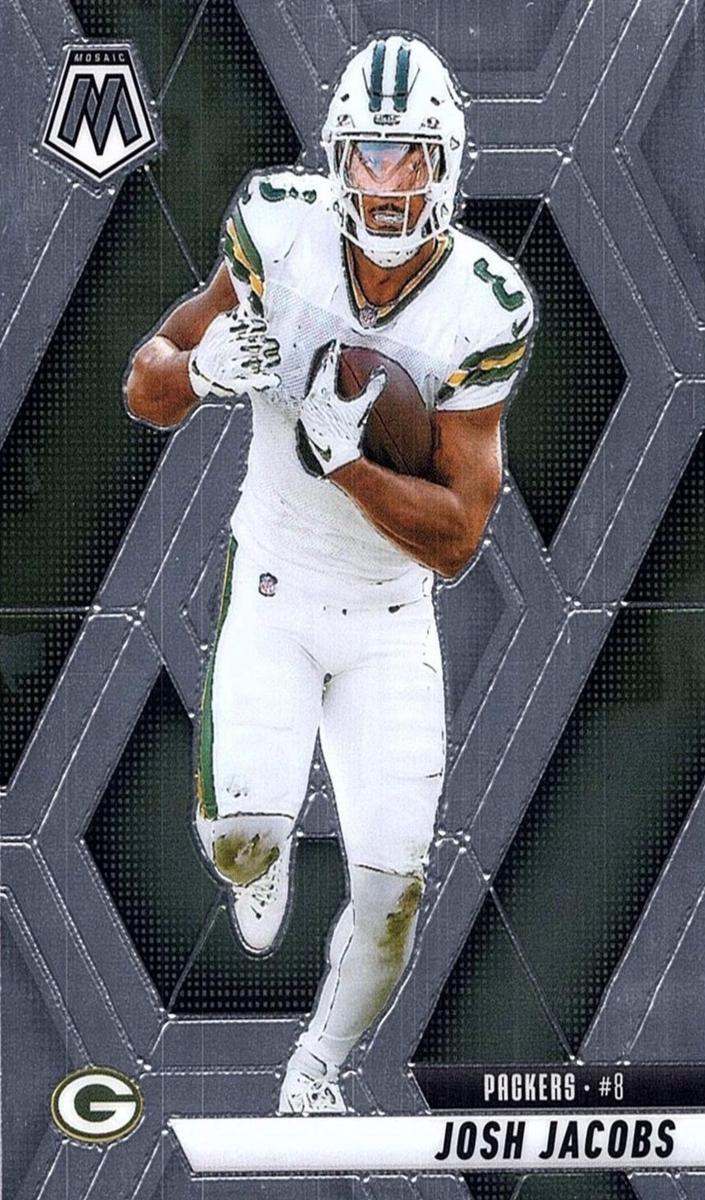 Josh Jacobs 2025 Mosaic Football card