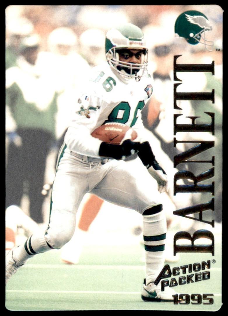 1995 Action Packed Fred Barnett #48 card