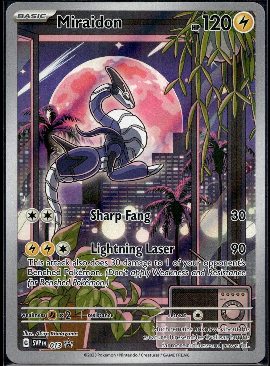 Miraidon 2023 Pokemon Scarlet & Violet Black Star Promos Scarlet & Violet Elite Trainer Box Miraidon