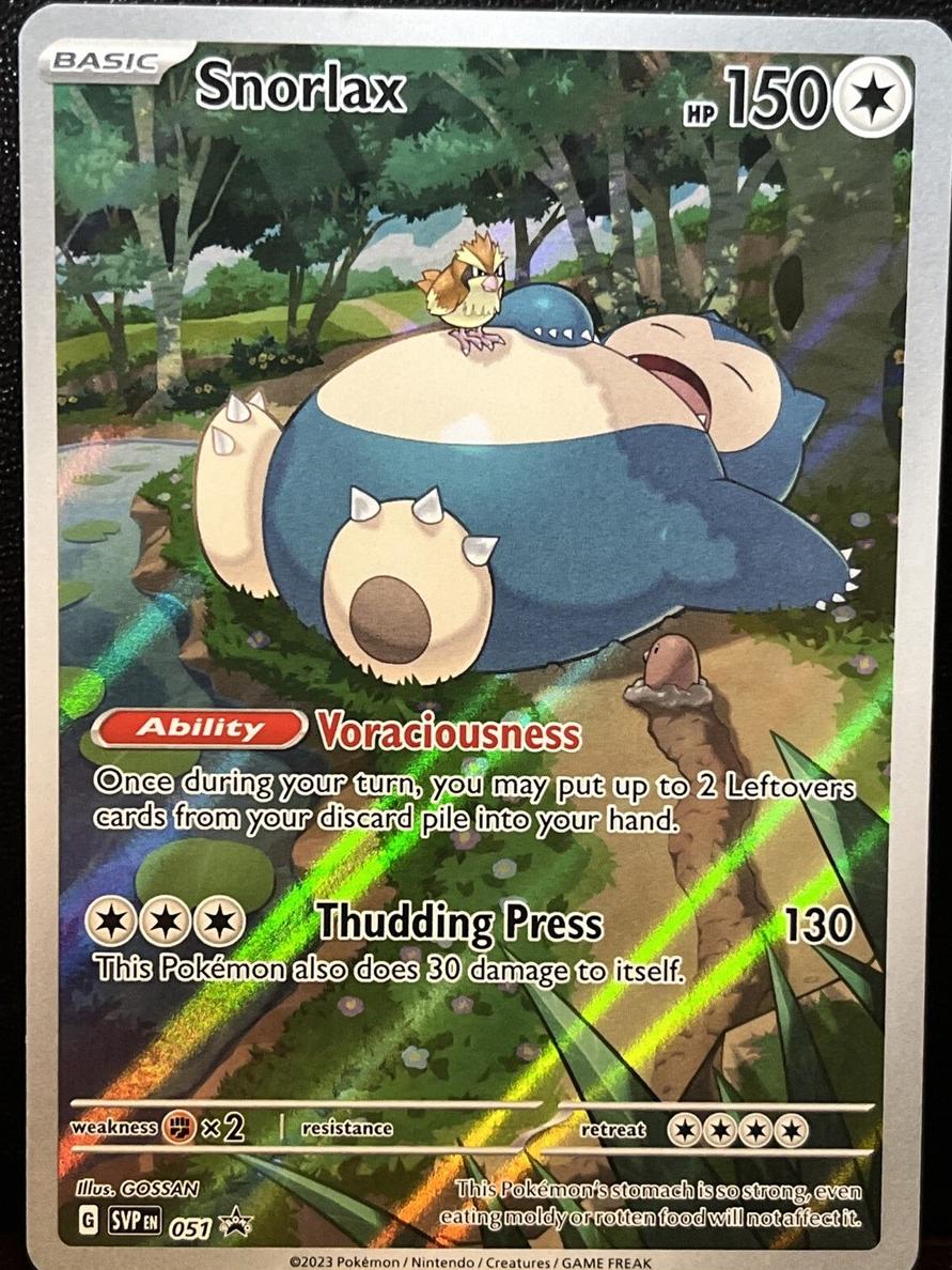 Snorlax 2023 Pokemon Scarlet & Violet Black Star Promos 151 Elite Trainer Box