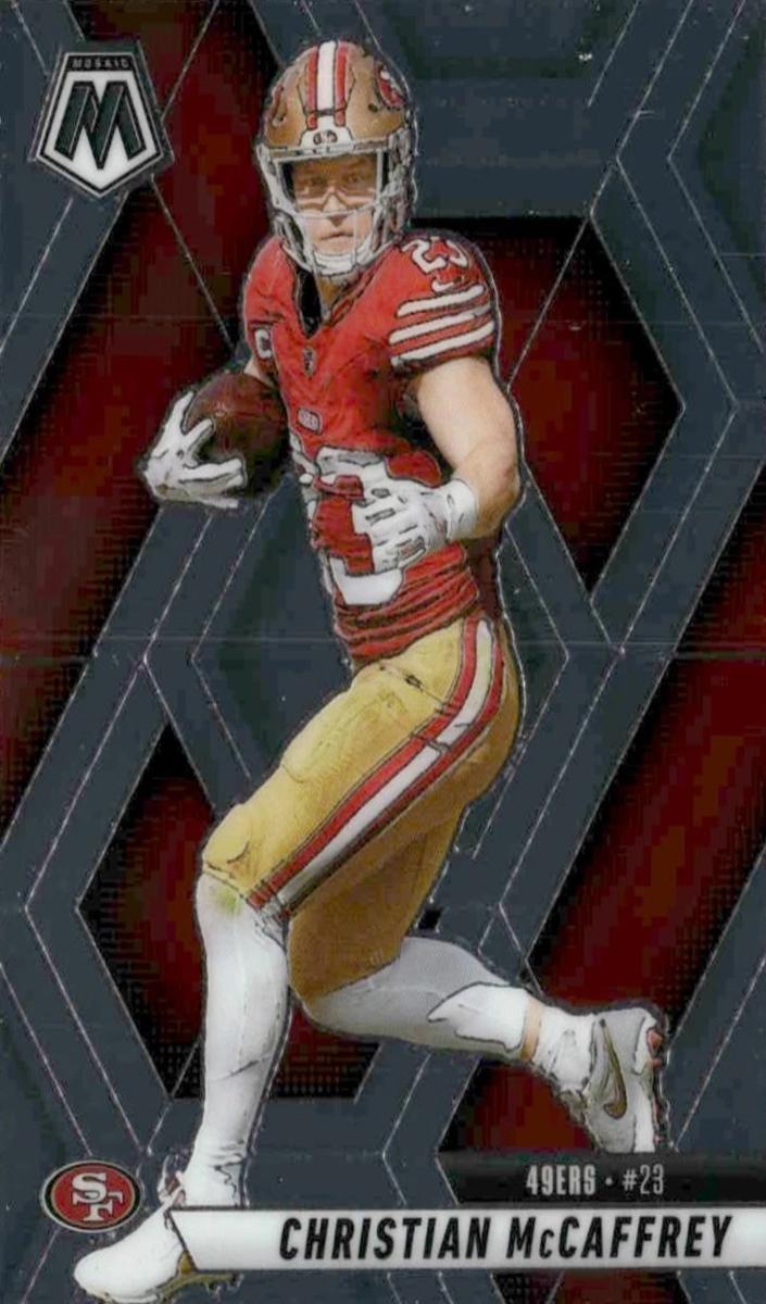 Christian McCaffrey 2025 Mosaic Football card