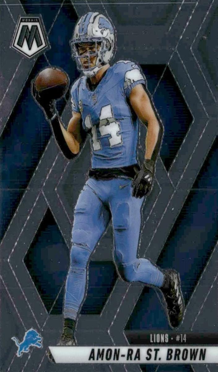 Amon-Ra St. Brown 2025 Mosaic Football card
