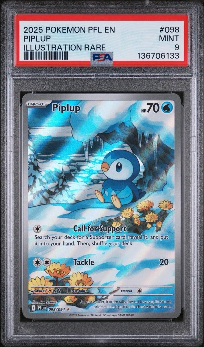 Piplup - 2025 Pokemon Mega Evolution Phantasmal Flames