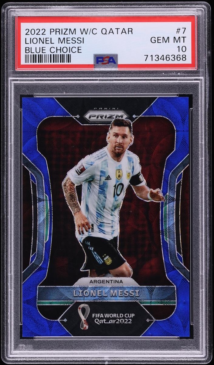 2022 Lionel Messi [Prizms Blue] #7