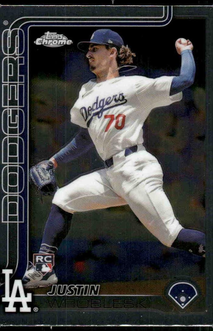 Justin Wrobleski 2025 Topps Chrome Baseball card