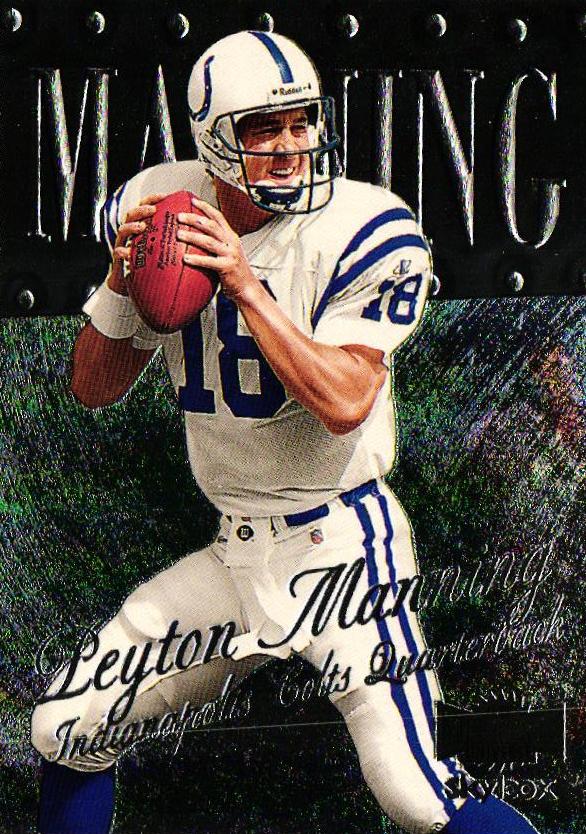 1999 Metal Universe Peyton Manning #77 card
