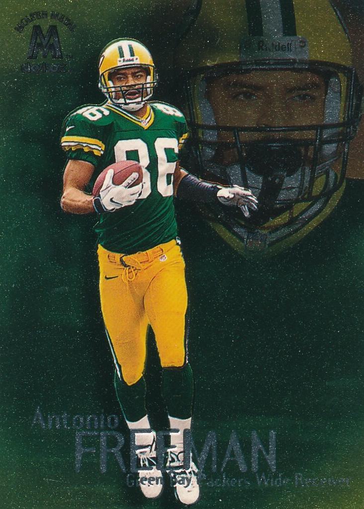 1999 Skybox Molten Metal Antonio Freeman #54 card