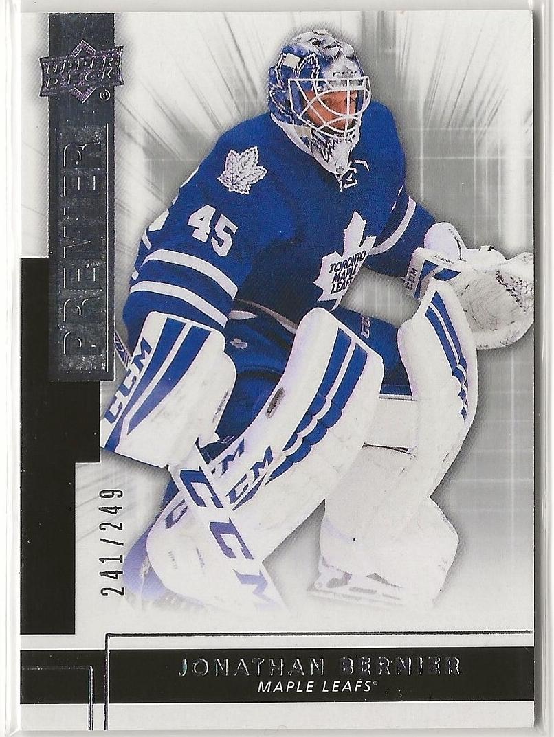 2014 Upper Deck Premier Jonathan Bernier #21 card
