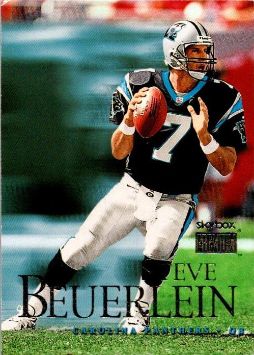 1999 Skybox Premium Steve Beuerlein #153 card