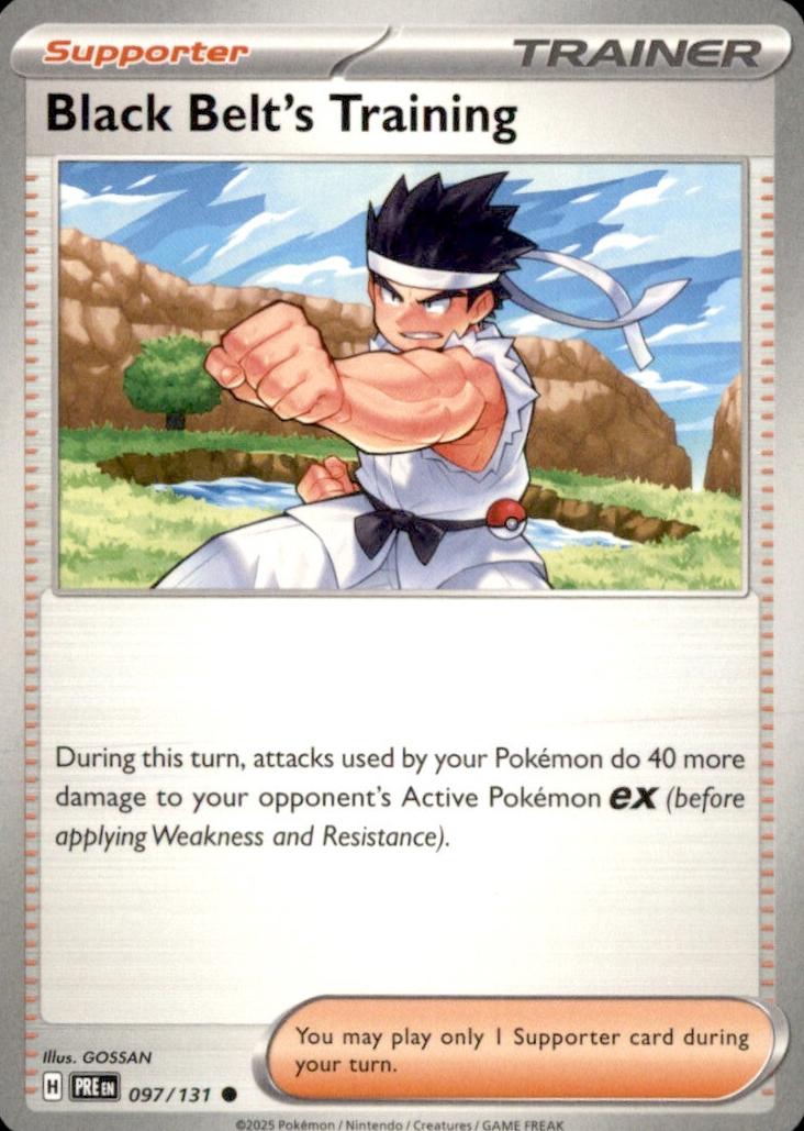 Black Belt's Training 2025 Pokemon Scarlet & Violet Prismatic Evolutions