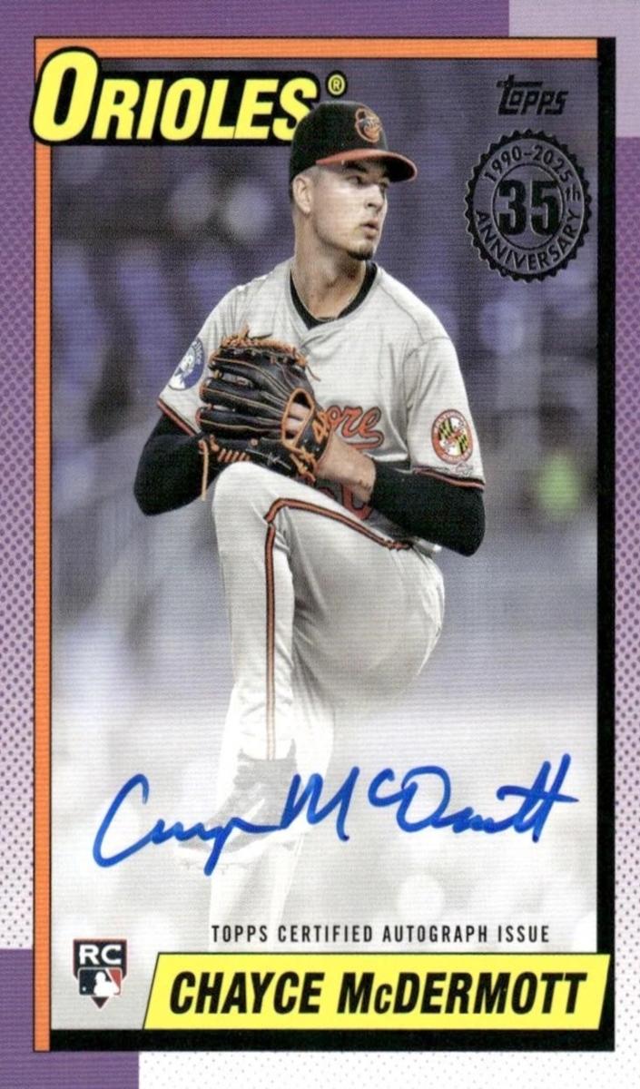 2025 Topps Chayce McDermott #90A-CMT card