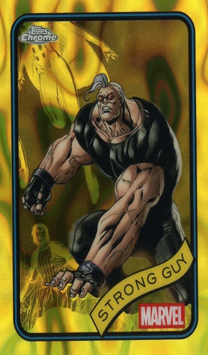 2025 Strong Guy [Yellow Lava Refractor] #182