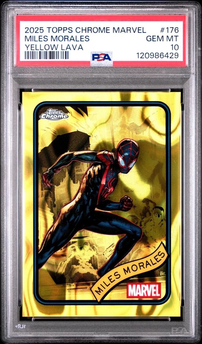 2025 Miles Morales [Purple Shimmer Refractor] #176