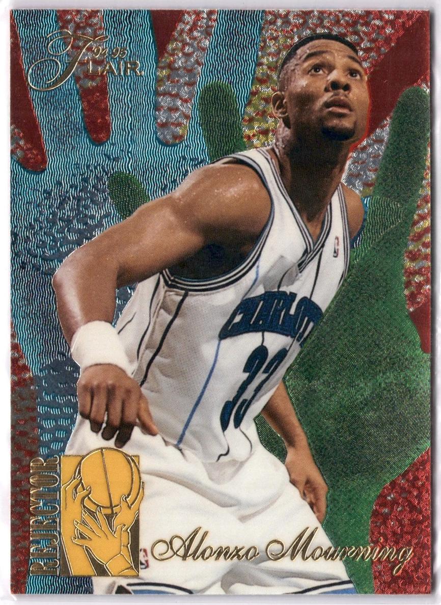 1994 Flair Alonzo Mourning #2 card