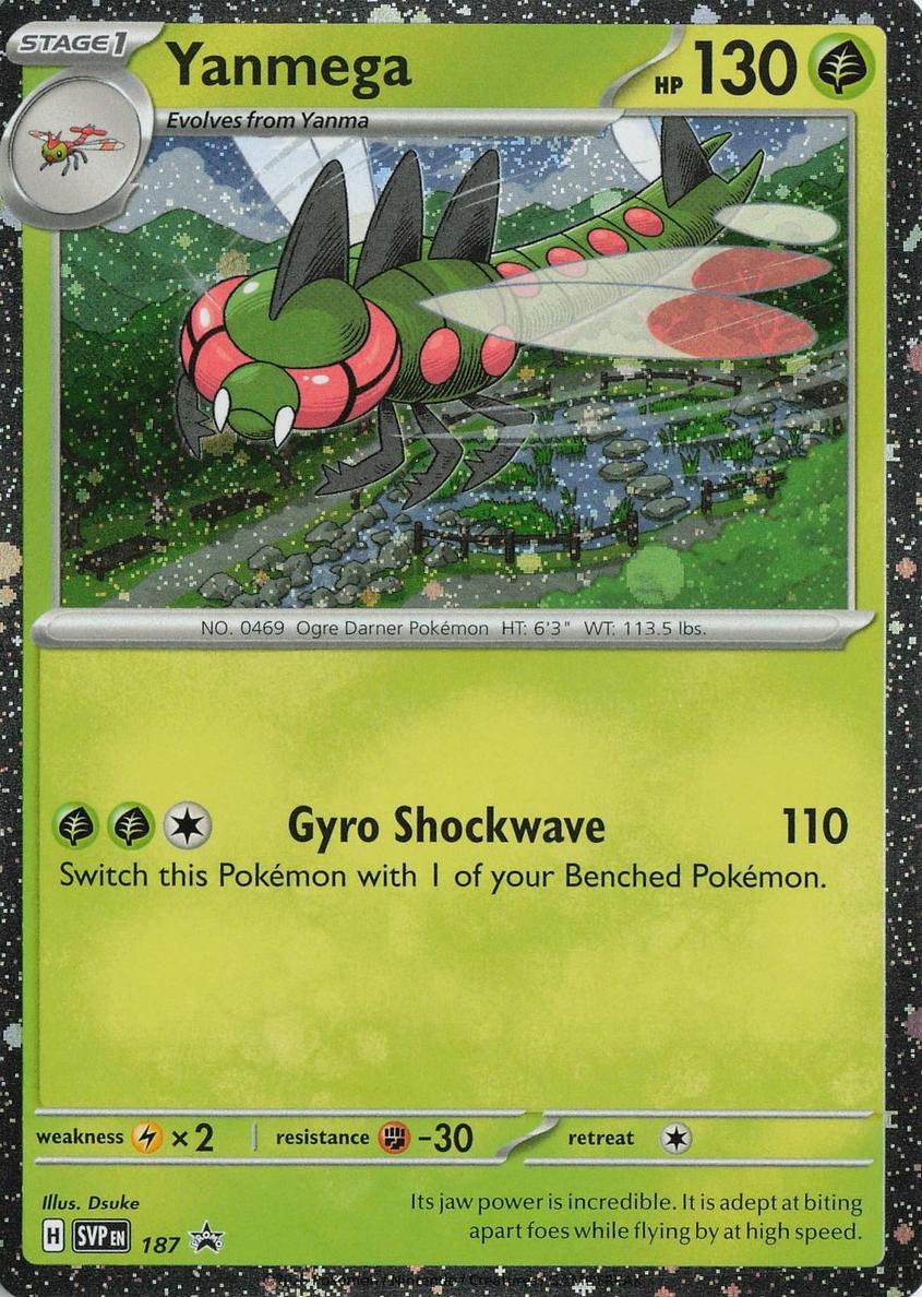 Yanmega 2025 Pokemon Scarlet & Violet Black Star Promos Journey Together Three Pack Blister
