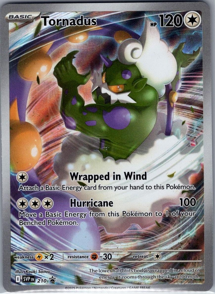 Tornadus 2025 Pokemon Scarlet & Violet Black Star Promos White Flare Elite Trainer Box