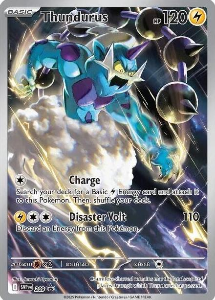 Thundurus 2025 Pokemon Scarlet & Violet Black Star Promos Black Bolt Elite Trainer Box