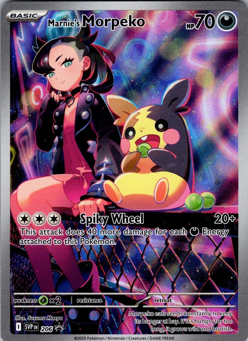 Marnie's Morpeko 2025 Pokemon Scarlet & Violet Black Star Promos Marnie Rival Battle Deck