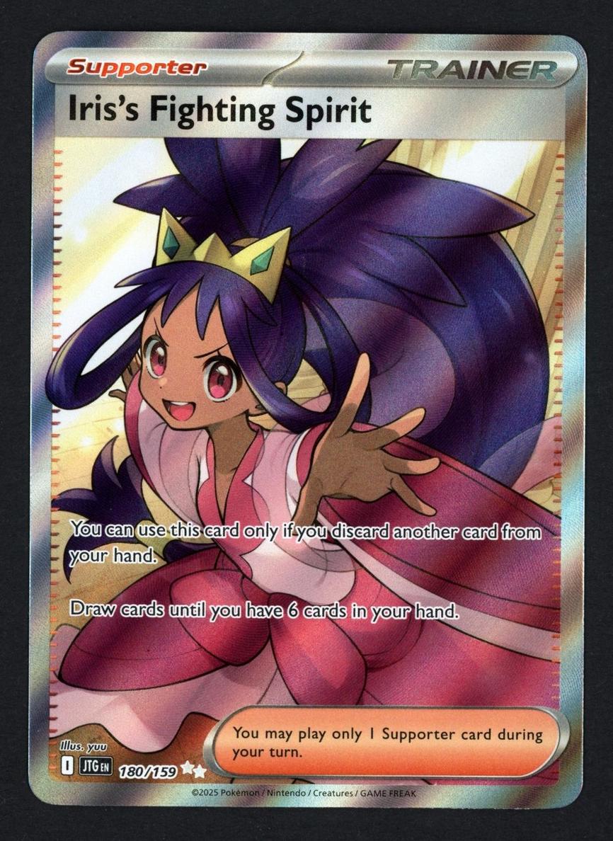 Iris's Fighting Spirit 2025 Pokemon Scarlet & Violet Journey Together
