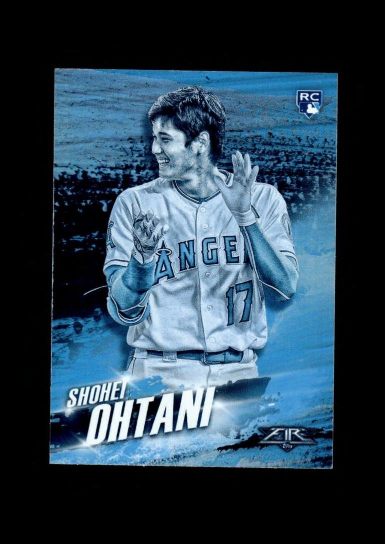 2018 Topps Fire Shohei Ohtani [Blue Chip] #HS-1 card