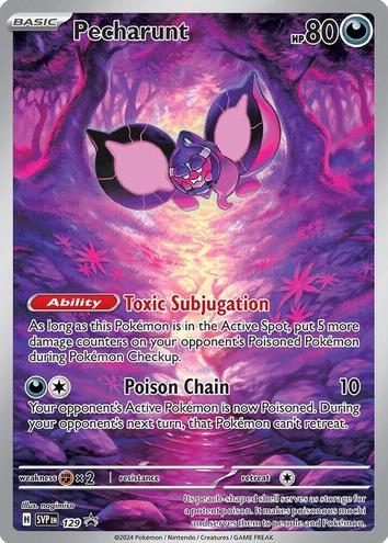 Pecharunt 2024 Pokemon Scarlet & Violet Black Star Promos Shrouded Fable Elite Trainer Box