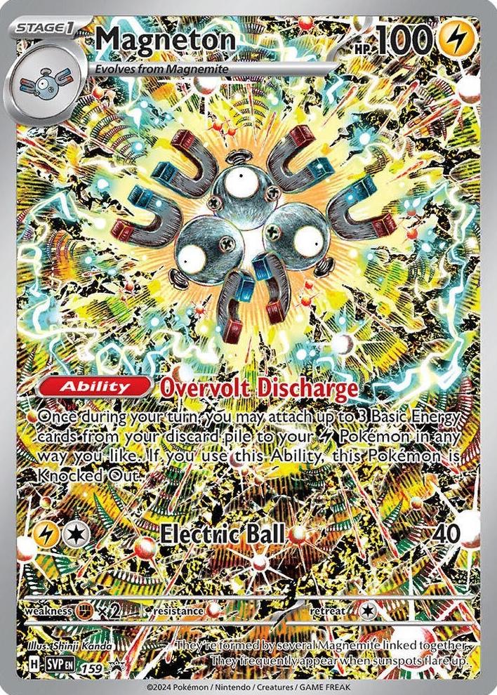 Magneton 2024 Pokemon Scarlet & Violet Black Star Promos Surging Sparks Elite Trainer Box