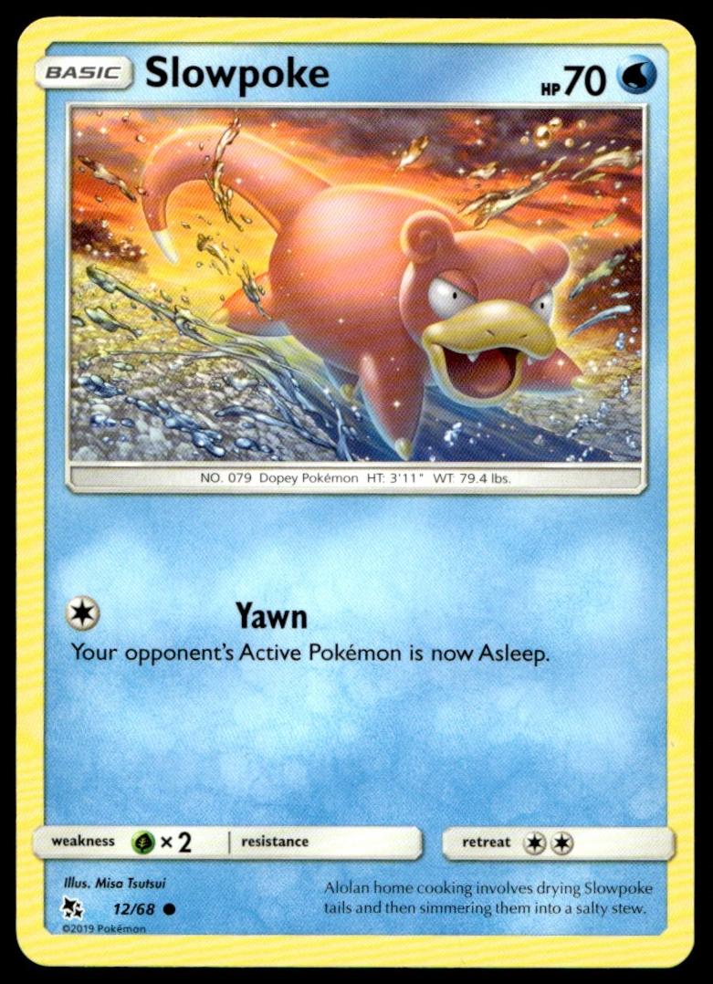 Slowpoke 2019 Pokemon Sun & Moon Hidden Fates