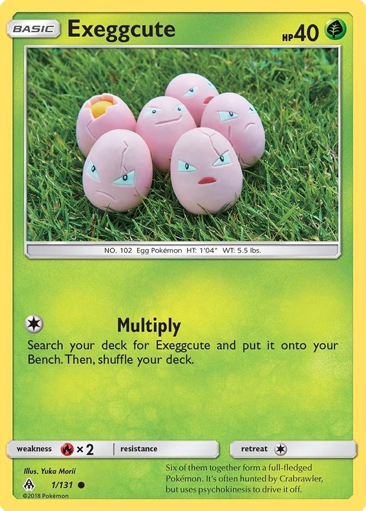 Exeggcute 2018 Pokemon Sun & Moon Forbidden Light